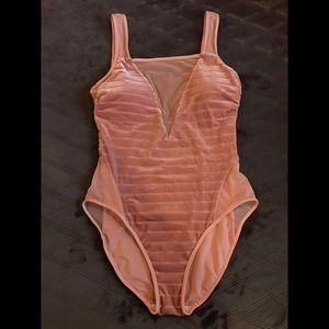 Pink velvet Kenneth Cole swimsuit - size small